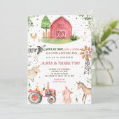 Birthday Farm Animals Kaart (Staand voorkant)