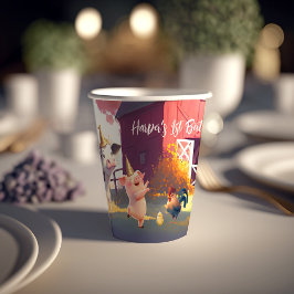 Birthday Farm Animals Papieren Bekers
