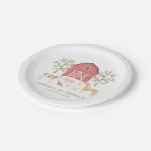 Birthday Farm Animals Papieren Bordje (Gekanteld)