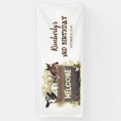 Birthday Farm Animals Spandoek (Verticaal)