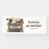 Birthday Farm Animals Spandoek (Horizontaal)