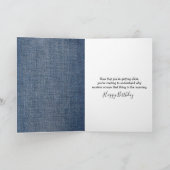 Birthday Farmer Rooster Kicking Up Dust Kaart (Binnen)