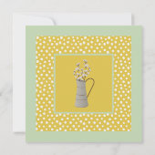 Birthday Farmhouse Bouquet Willows Gold Sage Green (Achterkant)