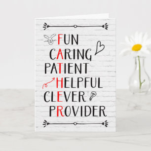 Birthday FATHER Acrostic Kaart