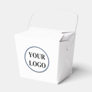 Birthday Favor Boxes VOEG UW LOGO Waterverf TOE Bedankdoosjes