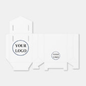 Birthday Favor Boxes VOEG UW LOGO Waterverf TOE Bedankdoosjes (Uitgevouwen)