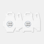 Birthday Favor Boxes VOEG UW LOGO Waterverf TOE Bedankdoosjes (Uitgevouwen)