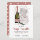 Birthday-feest onder de sterren kaart (Voorkant / Achterkant)