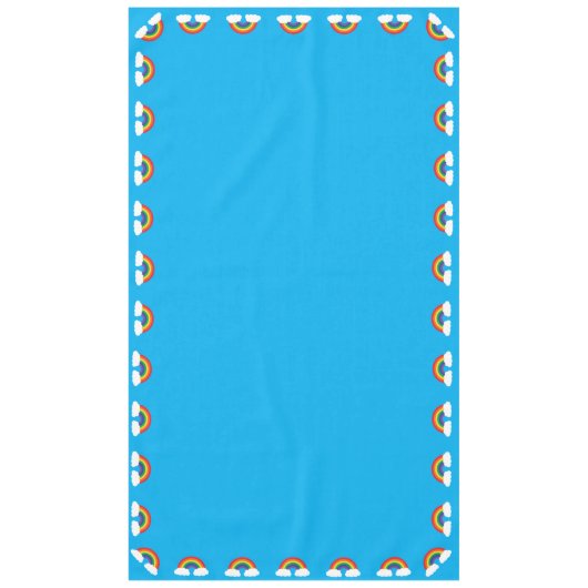 Birthday-feest van het regenboogKind Tafelkleed (Voorkant)