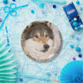 Birthday-feest wolf-dierenthema papieren bordje (Feest)