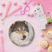 Birthday-feest wolf-dierenthema papieren bordje (Feest)