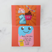 Birthday Feestdagen Kaart (Binnen)