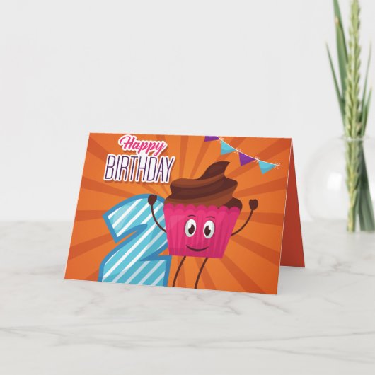 Birthday Feestdagen Kaart (Voorkant)