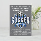 Birthday-feestdagen voor het voetbalthema (Staand voorkant)