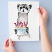 Birthday Ferret Flyer (Hand)
