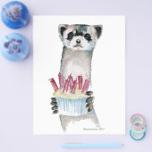 Birthday Ferret Flyer (Enkel)