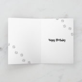 Birthday Ferret Kaart (Binnen)