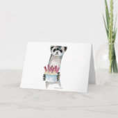 Birthday Ferret Kaart (Voorkant)