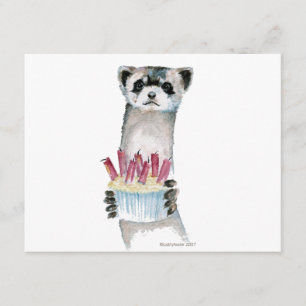 Birthday Ferret Kaart