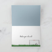 Birthday Fiery Voetbal Kaart (Binnen)