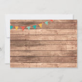 Birthday Fiesta Mexico Mexicaans Pet Party Invite Kaart (Achterkant)