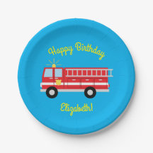 Birthday Fire Truck Party