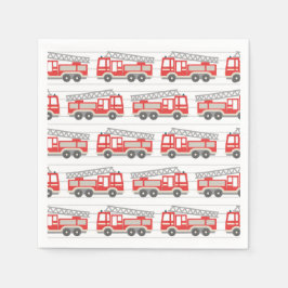 Birthday Fire Truck Party Servet