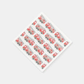 Birthday Fire Truck Party Servet (Hoek)