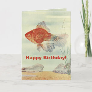 Birthday Fish Kaart