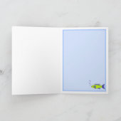 Birthday Fishcard Kaart (Binnen)