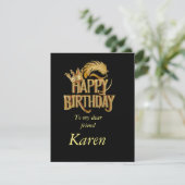 Birthday Flat Card (Staand voorkant)