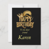 Birthday Flat Card (Voorkant)