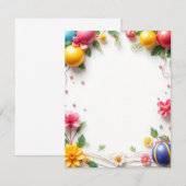 Birthday Flat Card (Voorkant / Achterkant)