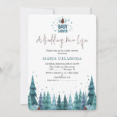 Birthday Flat Save the Date Kaart (Voorkant)