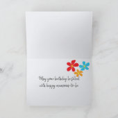 Birthday Flips-Flops op Clothesline Kaart (Binnen)