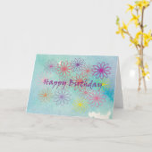 Birthday Flowers Kaart (Gele Bloem)