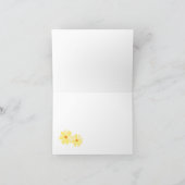 Birthday Flowers Kaart (Binnen)