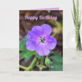 Birthday Folded Wenskaart Kaart (Voorkant)