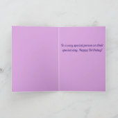 Birthday Folded Wenskaart Kaart (Binnen)
