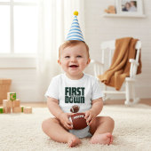 Birthday Football First Year Green Design