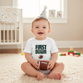 Birthday Football First Year Green Design