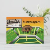 Birthday football kaart (Staand voorkant)