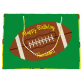 Birthday football Sports Party Groot Cadeauzakje (Voorkant)
