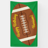 Birthday football Sports Party Spandoek (Verticaal)