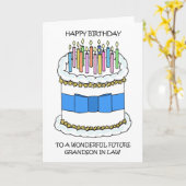 Birthday for Future Grandson in Law Kaart (Gele Bloem)