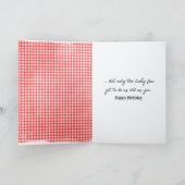 Birthday For Grumpy Old Lady Kaart (Binnen)