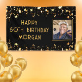 Thirtylicious Gold Glitter Banner - Happy 30th Birthday Party Banner - 30e huwelijksverjaardag decoraties - mijlpaal verjaardagsfeestje decoraties