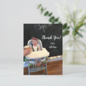 Birthday Foto Dank u Briefkaart (Staand voorkant)