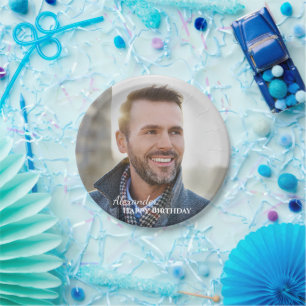 Birthday Foto Familie personaliseren Papieren Bordje
