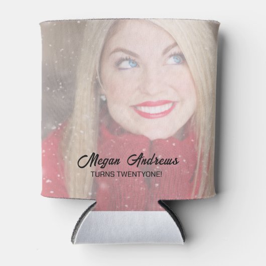 Birthday Foto Koelbox Blikjeskoeler (Voorkant)